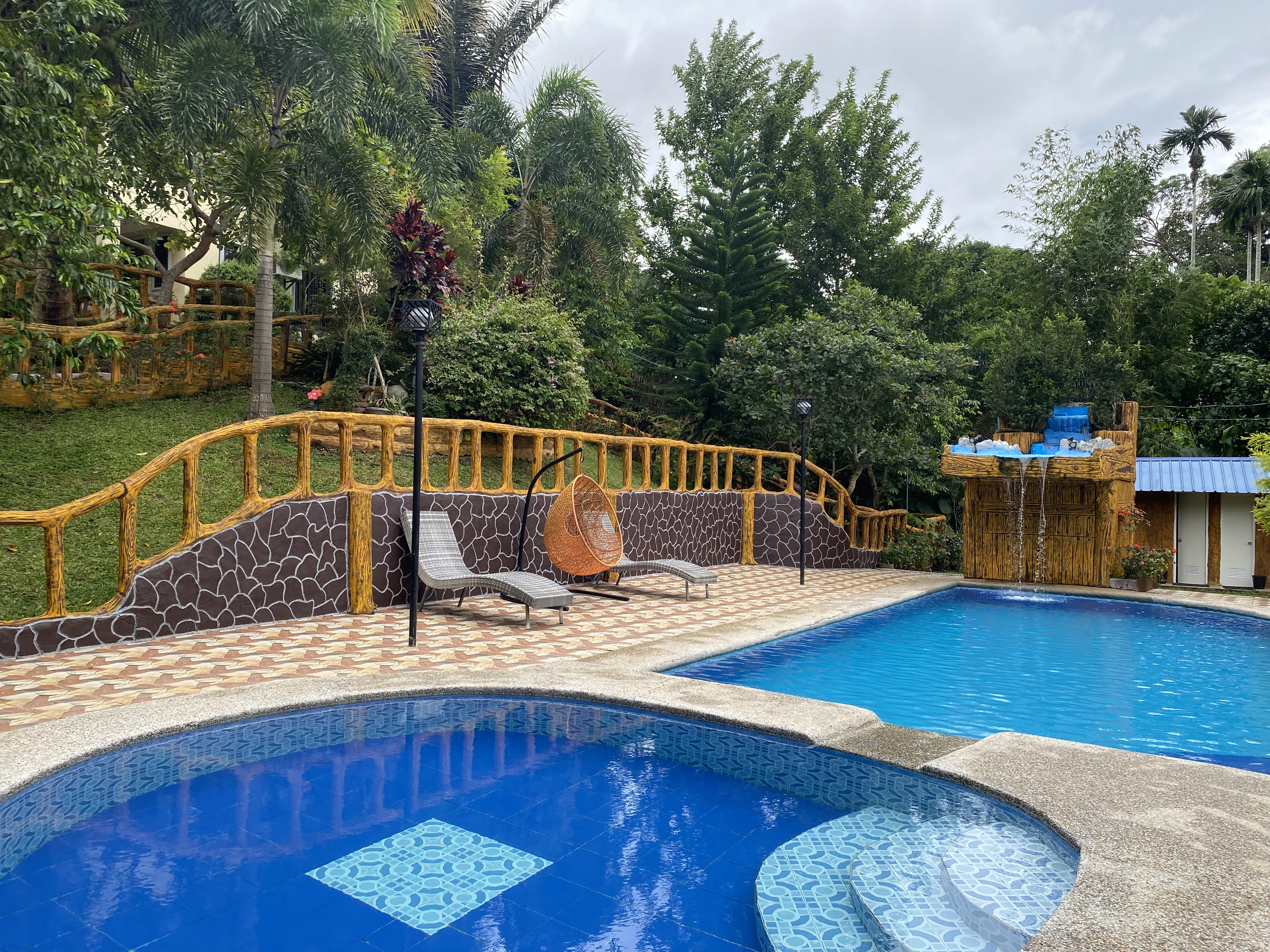 Main House with Pool View